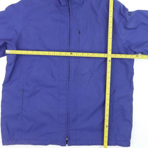 Maine New England Womens Blue Size 18 Waterproof Full Zip Jacket