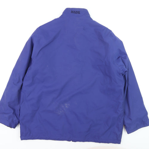 Maine New England Womens Blue Size 18 Waterproof Full Zip Jacket