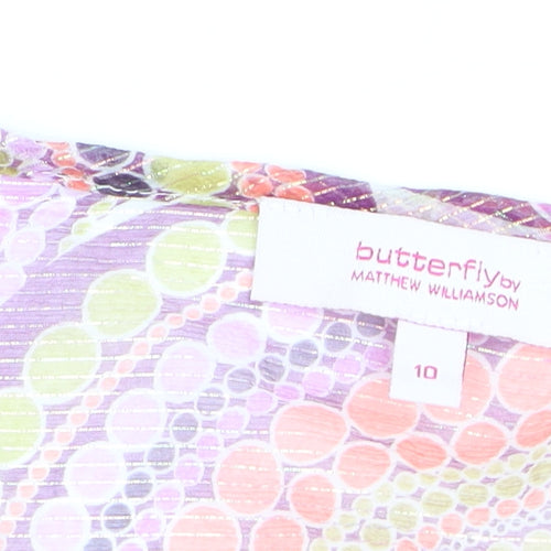 Butterfly by Matthew Williamson Women’s Multicoloured Kaftan Dress Size 10