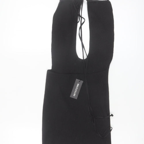 PrettyLittleThing Women’s Black S Bodycon Sleeveless Short Dress