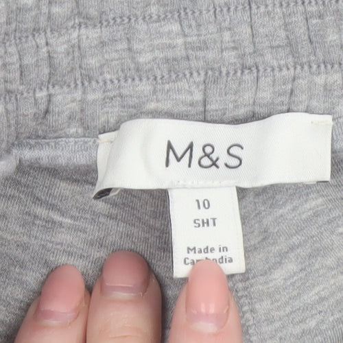 Marks and Spencer Women Grey Size 10 Jogger Trousers