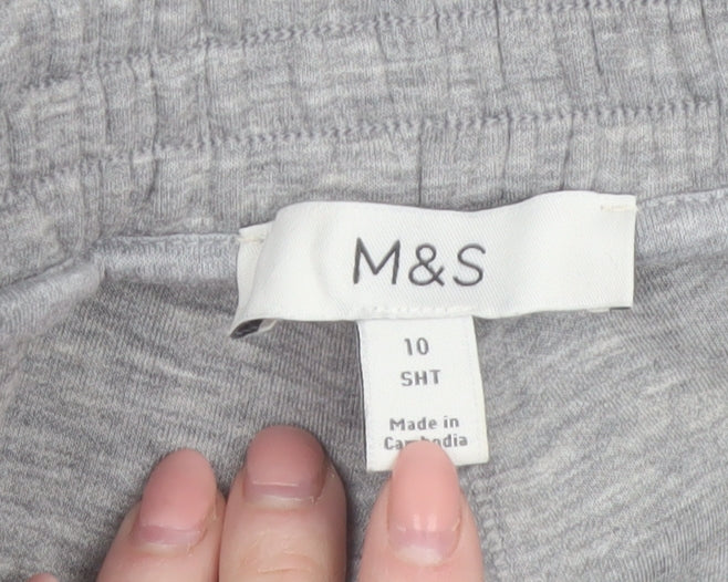 Marks and Spencer Women Grey Size 10 Jogger Trousers