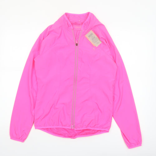 Atmosphere Womens Pink Size 10 Workout Windbreaker Jacket