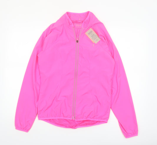 Atmosphere Womens Pink Size 10 Workout Windbreaker Jacket