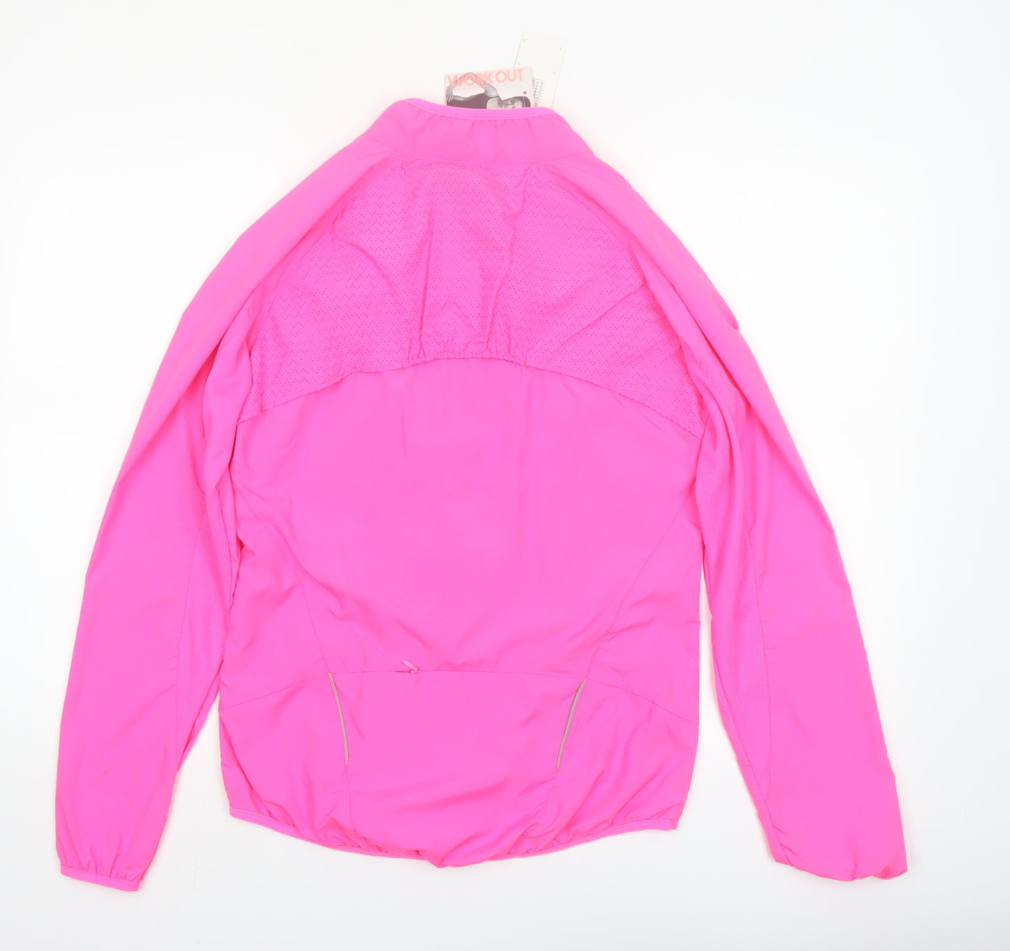 Atmosphere Womens Pink Size 10 Workout Windbreaker Jacket