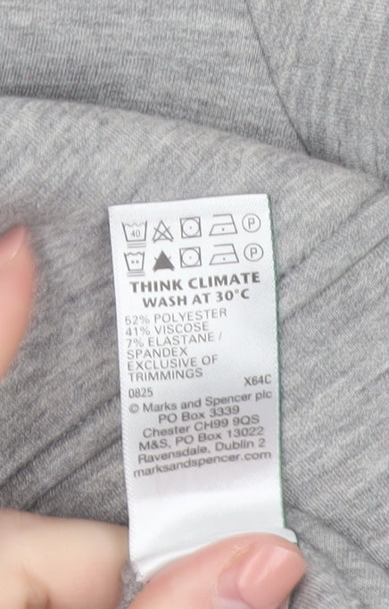 Marks and Spencer Women’s Grey Pullover Hoodie Size M