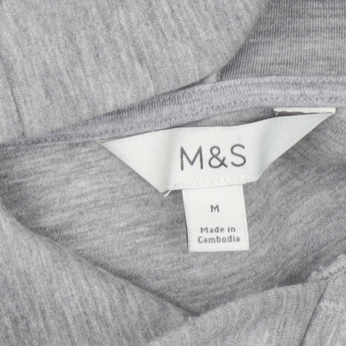 Marks and Spencer Women’s Grey Pullover Hoodie Size M