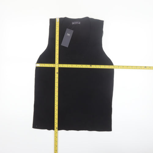 Marks and Spencer Women's Black Sleeveless Tank Top Size 20