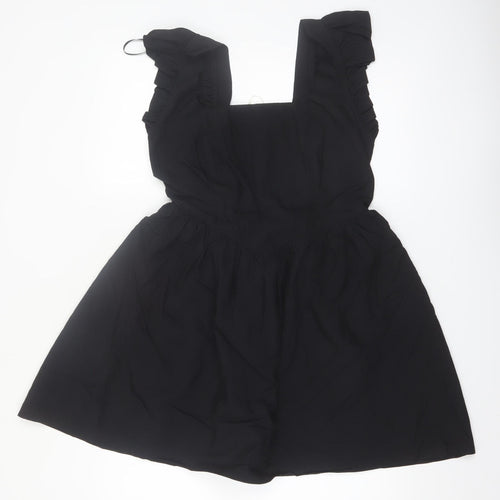 Marks and Spencer Women’s Black A-Line Short Sleeveless Dress Size 12