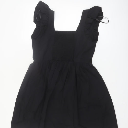 Marks and Spencer Women's Black Size 12 Sleeveless Skater Dress