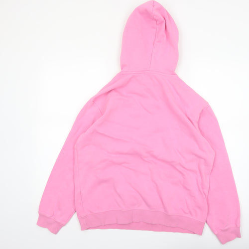 H&M Women Pink Mickey Mouse Pullover Hoodie Size S