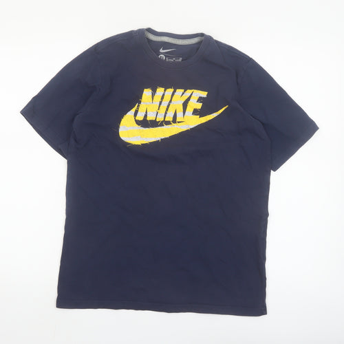 Nike Boys Navy Blue XL Graphic Logo Short Sleeve T-Shirt
