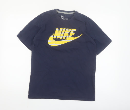 Nike Boys Navy Blue XL Graphic Logo Short Sleeve T-Shirt