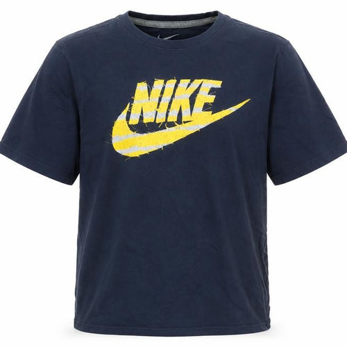 Nike Boys Navy Blue XL Graphic Logo Short Sleeve T-Shirt