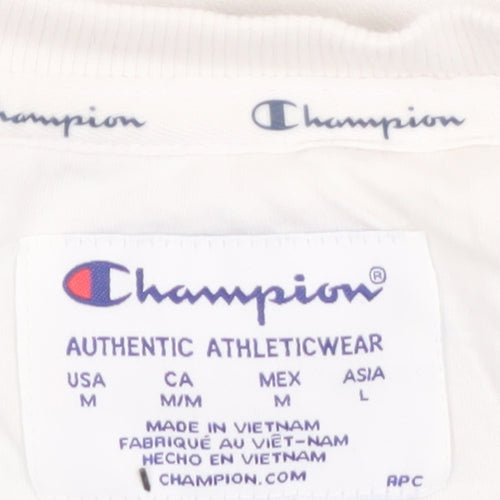 Champion Womens Blue Tie-Dye Pullover Sweatshirt Size M