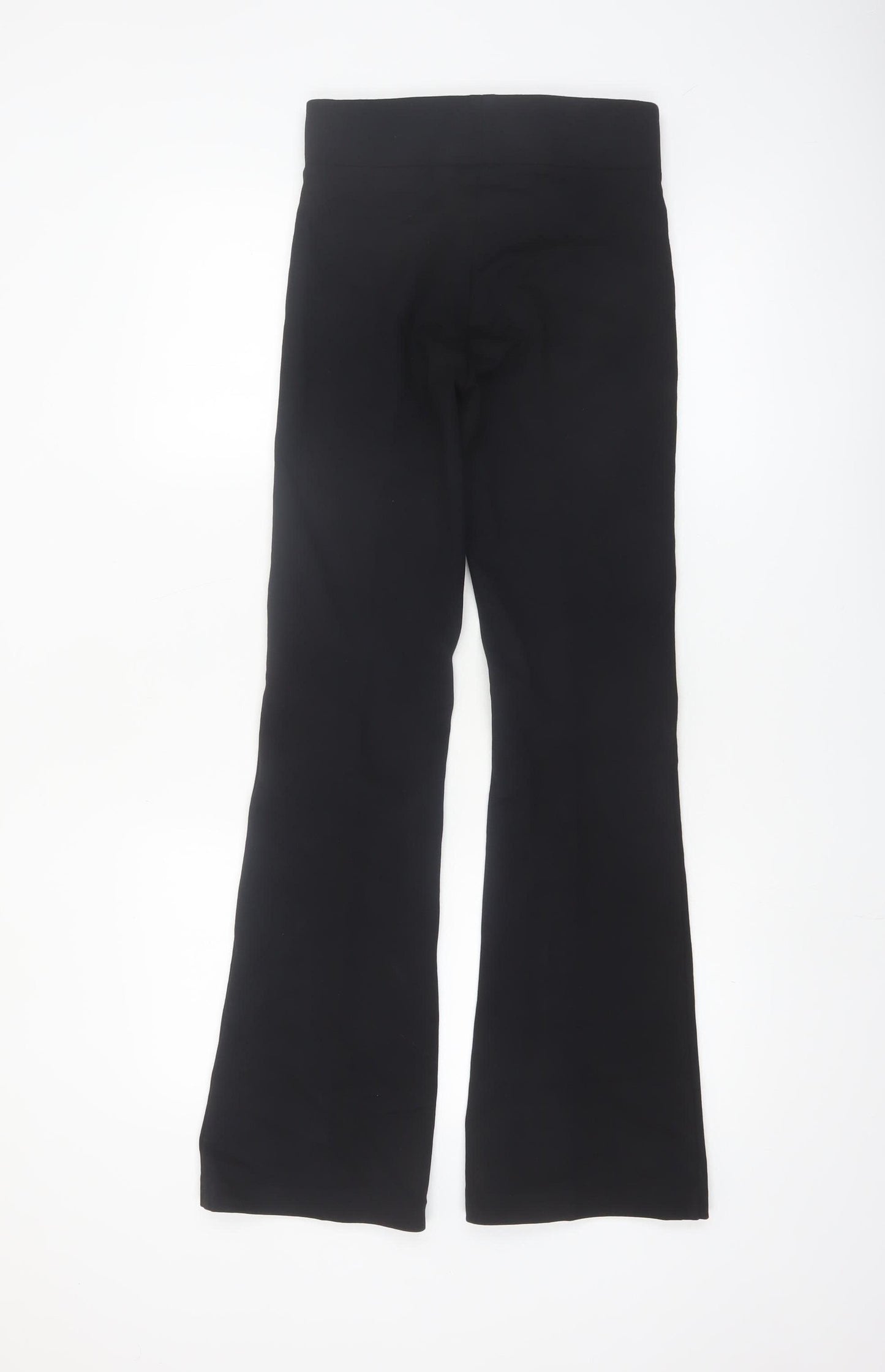 Marks and Spencer Womens Black Flared Stretch Trousers Size 6