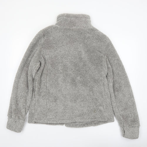 Esmara Women Grey Fleece Zip Up Jacket Size 18 Regular