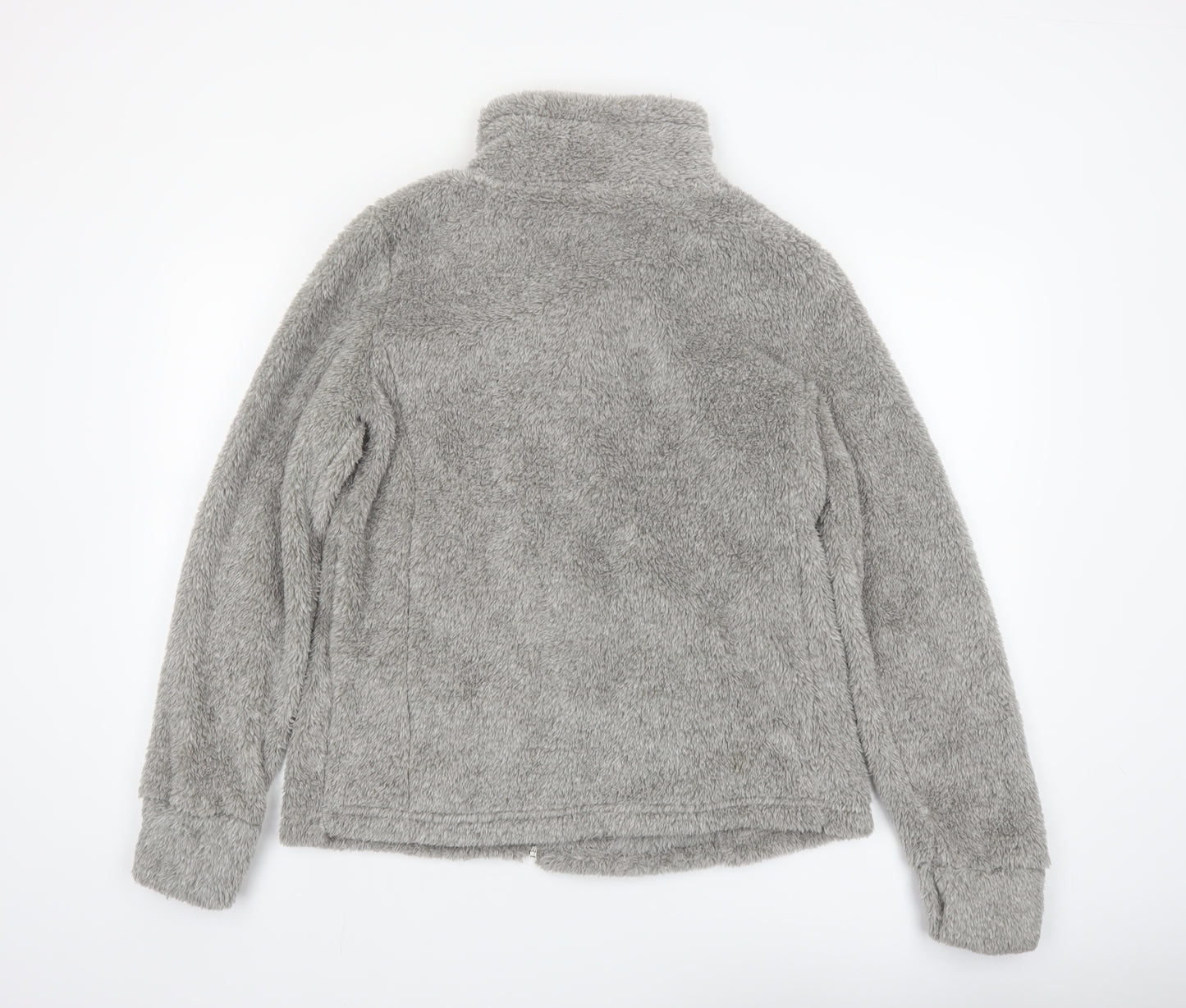 Esmara Women Grey Fleece Zip Up Jacket Size 18 Regular