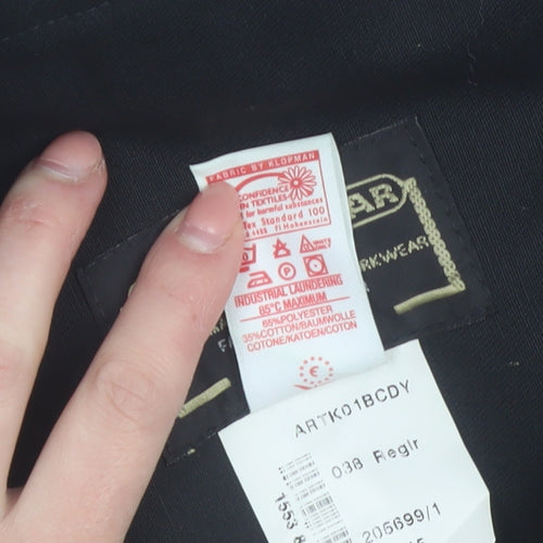Arco Workwear Men's Black 38 Regular Fit Work Trousers