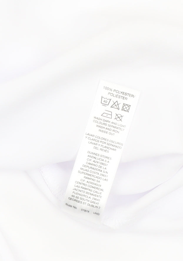 Savida Women White XS Ruffle Strap Camisole Tank Top