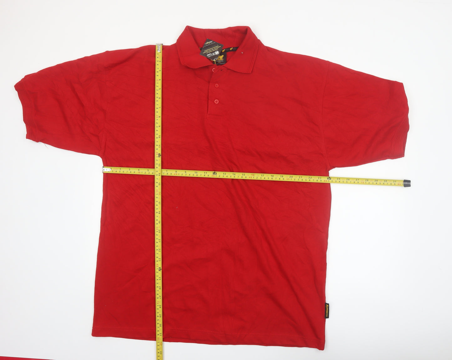 Work Bear Men's Red 2XL Durable Short Sleeve Polo Shirt
