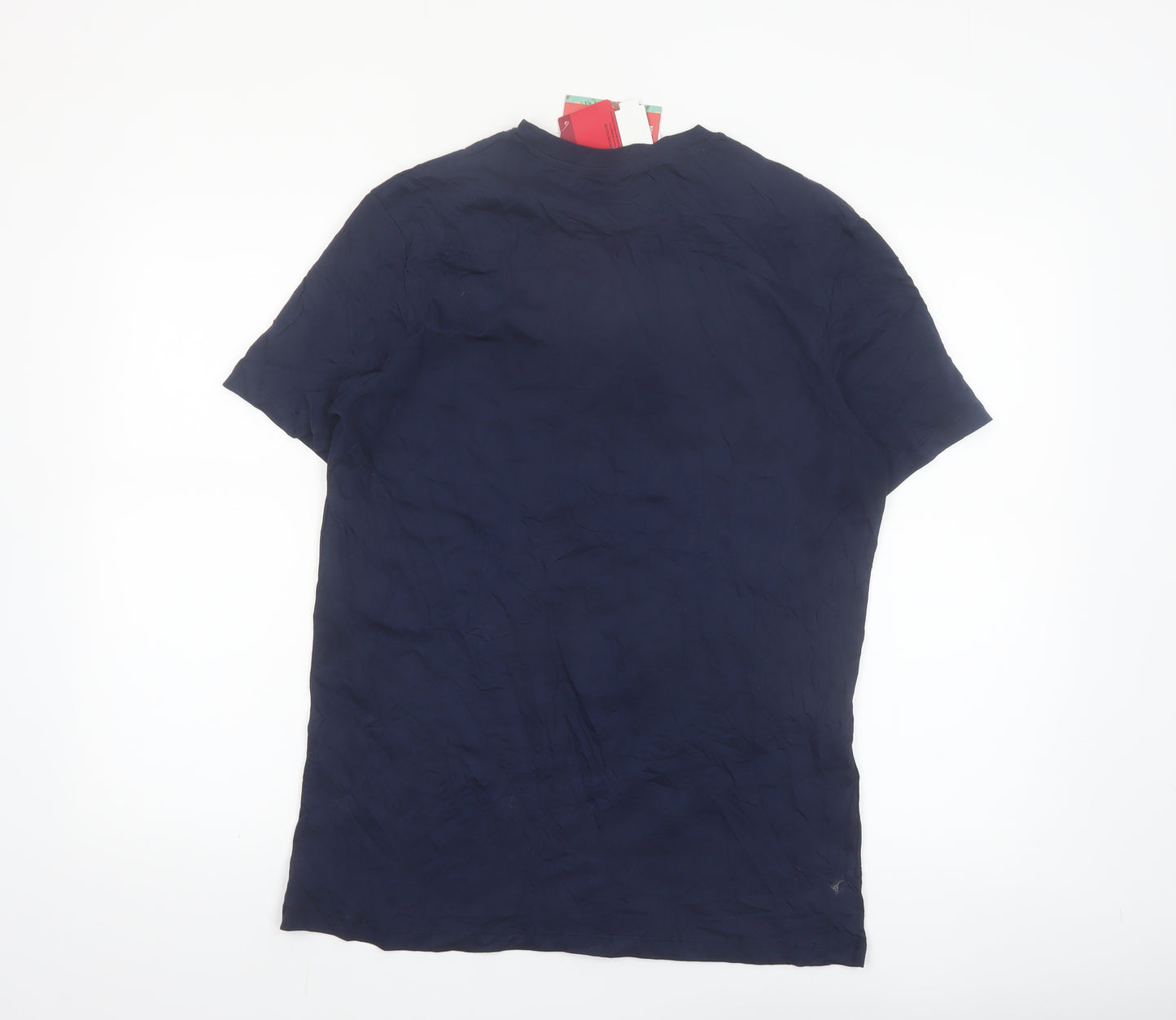 Tu Peanuts Men's Blue Christmas Snoopy Graphic T-Shirt M