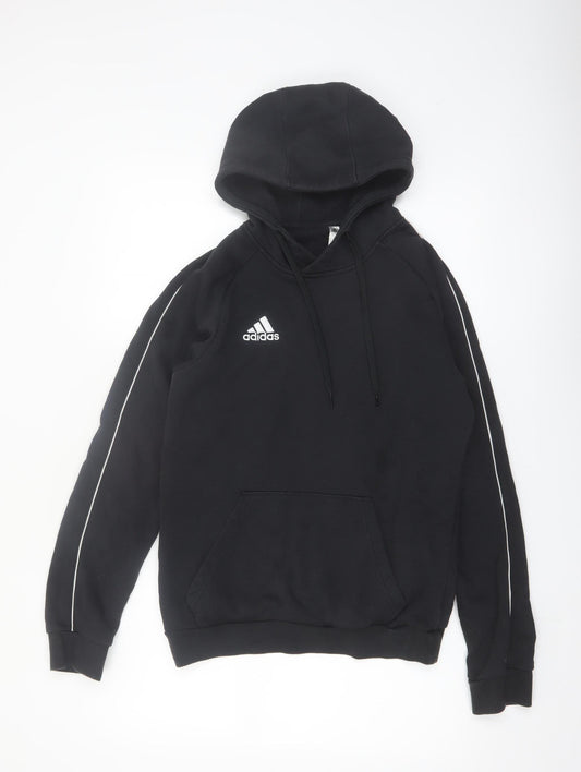 Adidas Men's Black Pullover Hoodie Small Sports Fleece
