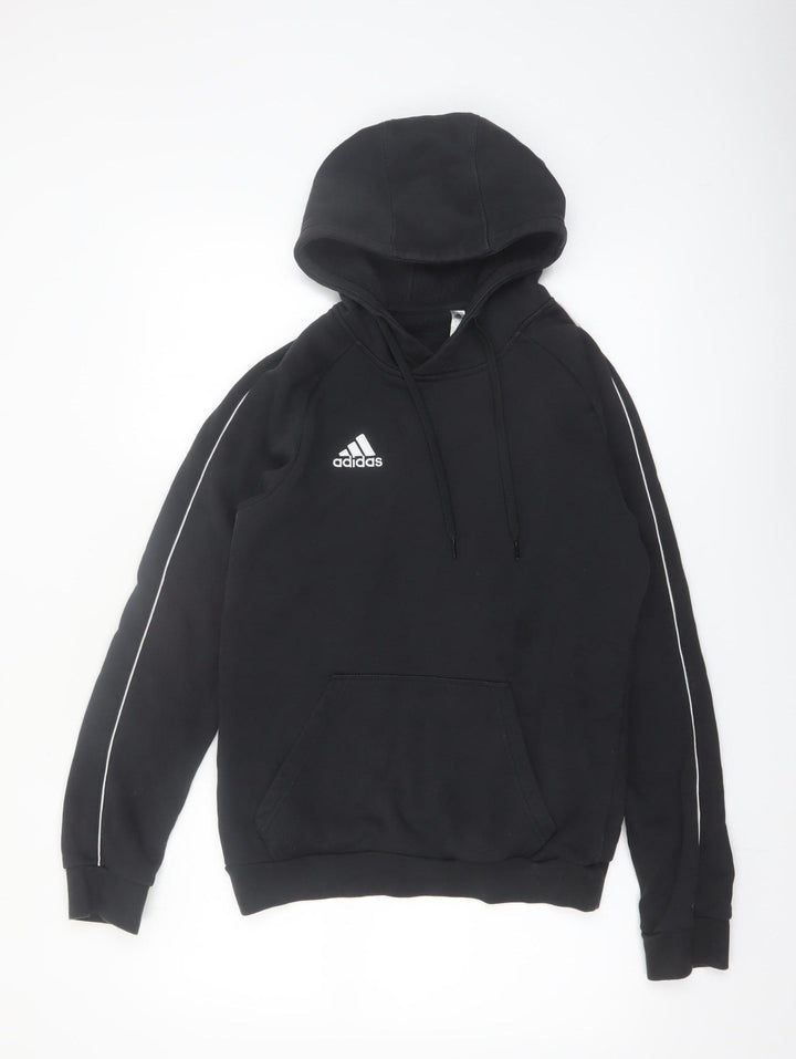Adidas Men's Black Pullover Hoodie Small Sports Fleece