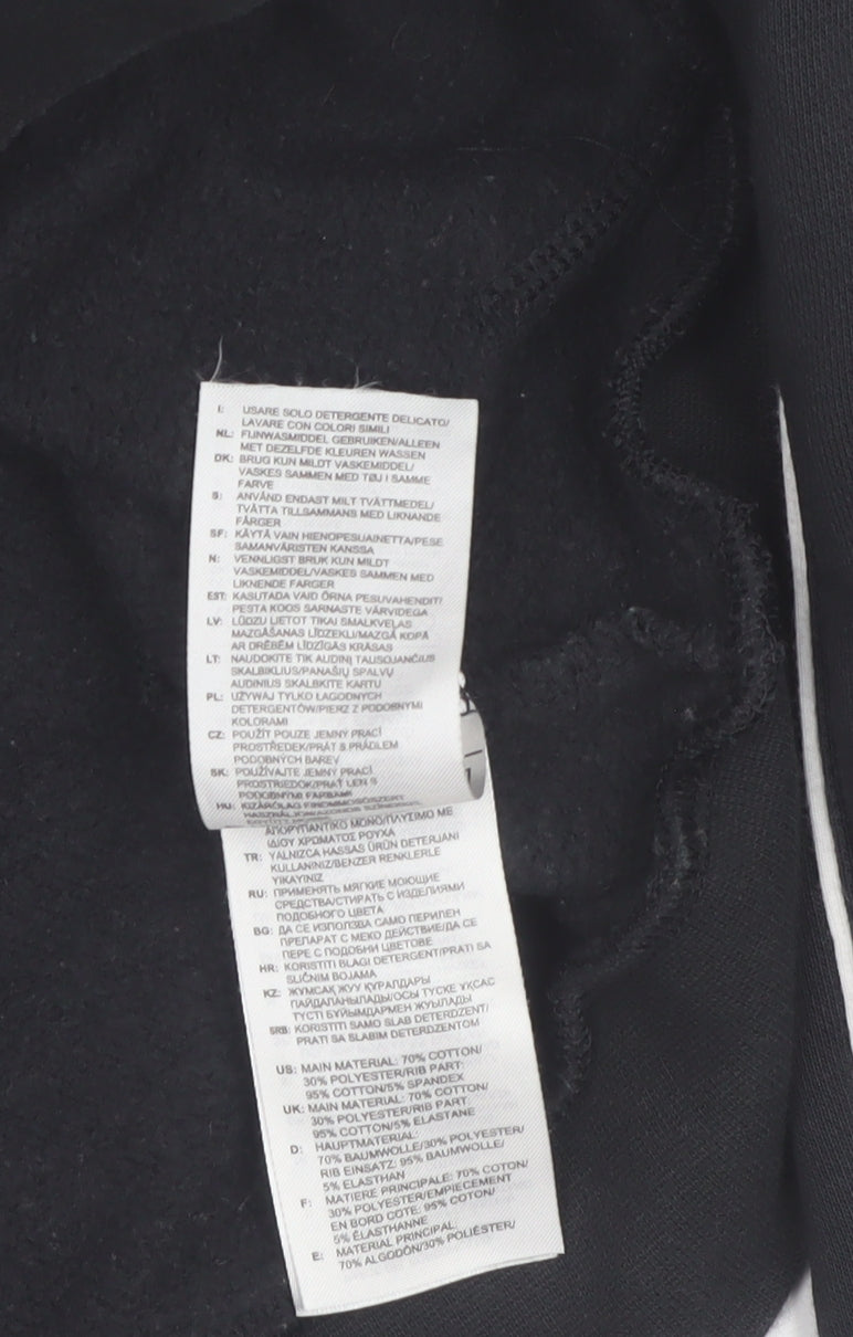 Adidas Men's Black Pullover Hoodie Small Sports Fleece