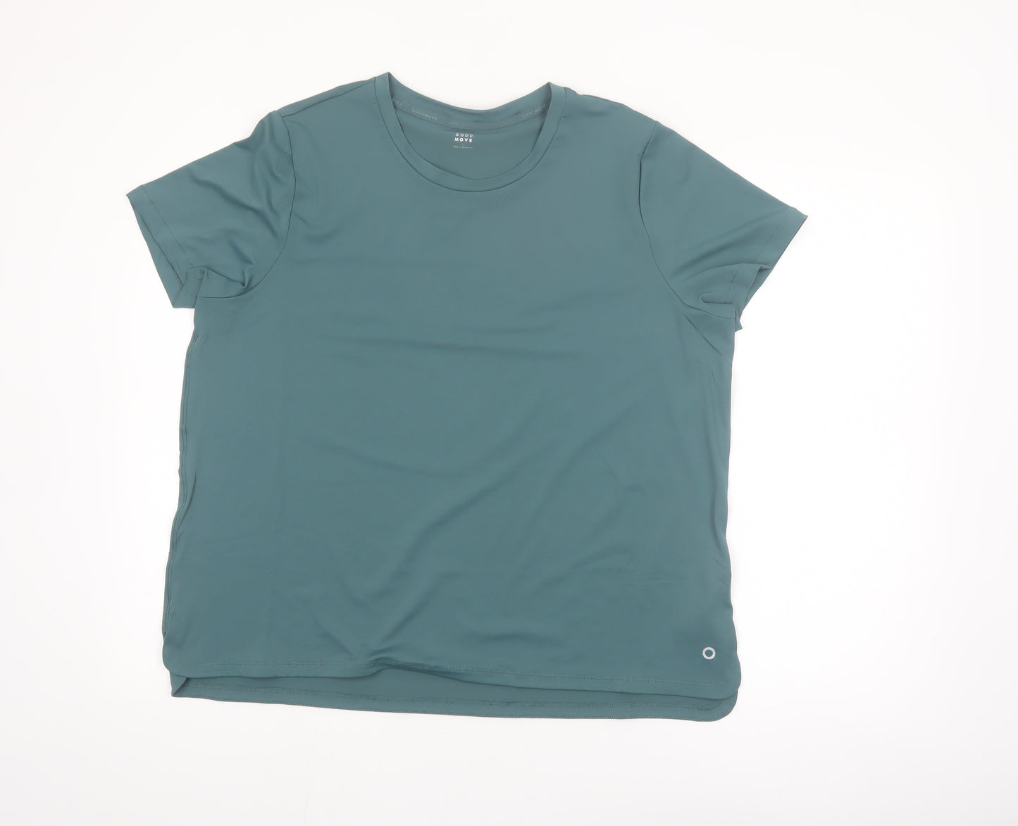 Marks and Spencer Women's Green Goodmove Active T-Shirt Size 20