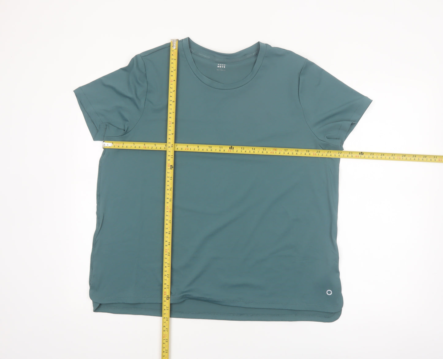 Marks and Spencer Women's Green Goodmove Active T-Shirt Size 20