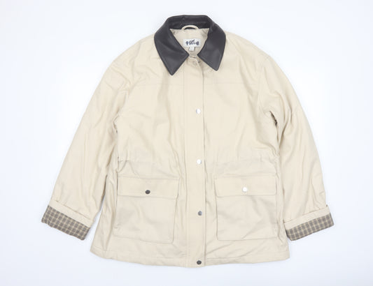 Marks and Spencer Men's Beige Water Resistant Rain Jacket Medium