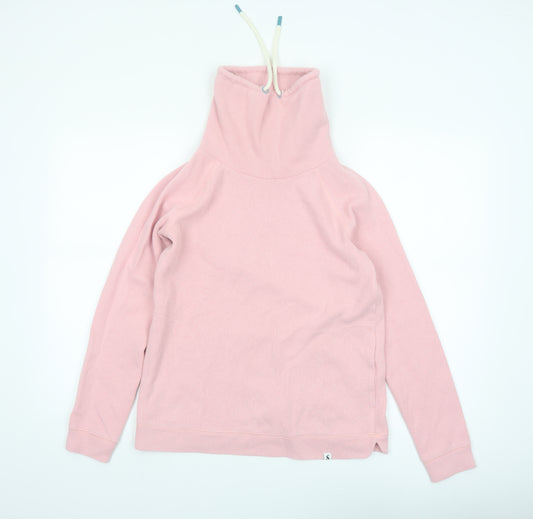 Joules Women Pink UK 10 Pullover Sweatshirt with Funnel Neck