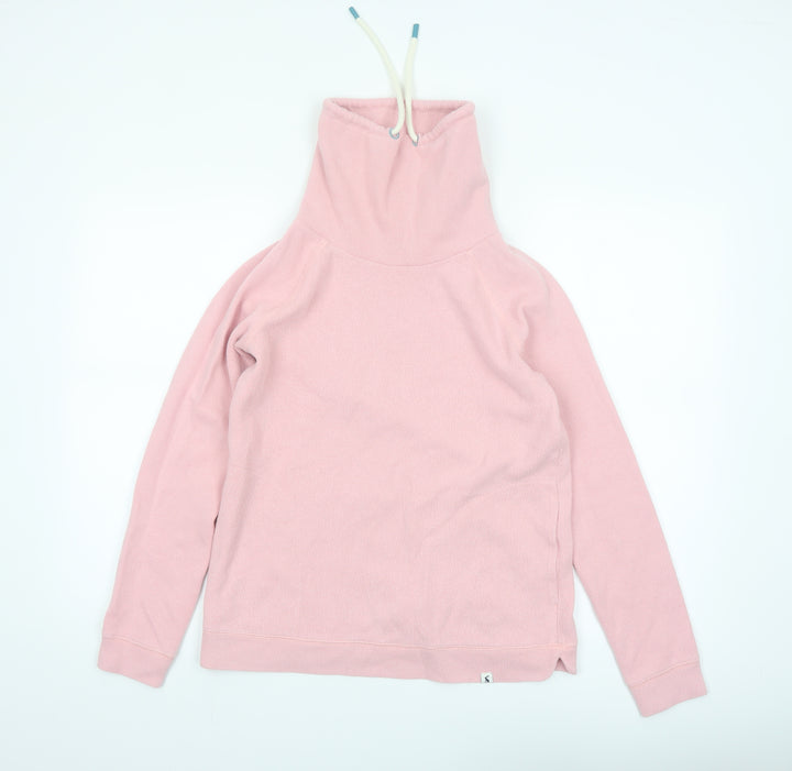 Joules Women Pink UK 10 Pullover Sweatshirt with Funnel Neck