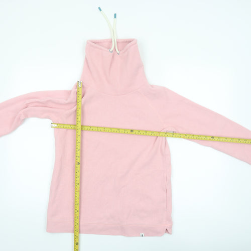 Joules Women Pink UK 10 Pullover Sweatshirt with Funnel Neck