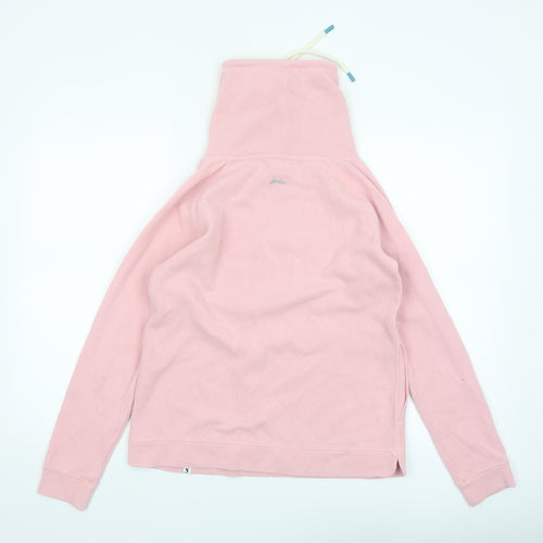 Joules Women Pink UK 10 Pullover Sweatshirt with Funnel Neck