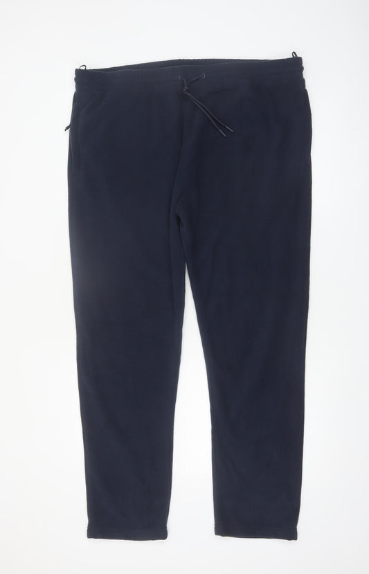 Marks and Spencer Men’s Black Fleece Sweatpants XL Regular
