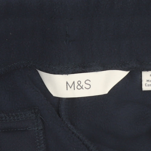Marks and Spencer Men’s Black Fleece Sweatpants XL Regular