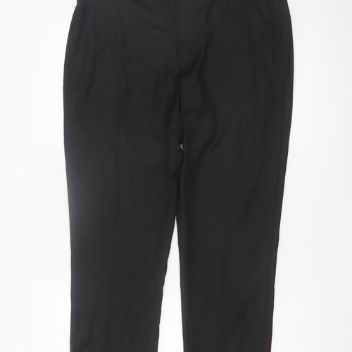 Marks and Spencer Men's Black Slim Fit Dress Trousers 36x31