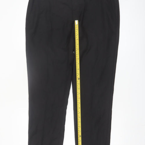 Marks and Spencer Men's Black Slim Fit Dress Trousers 36x31