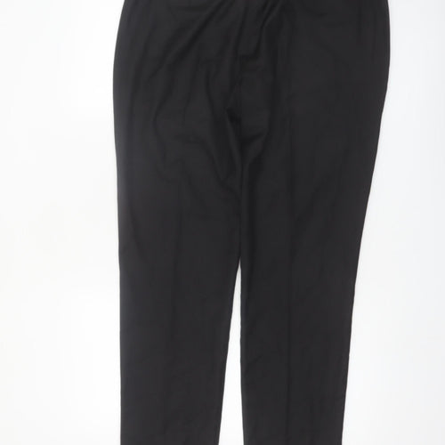 Marks and Spencer Men's Black Slim Fit Dress Trousers 36x31