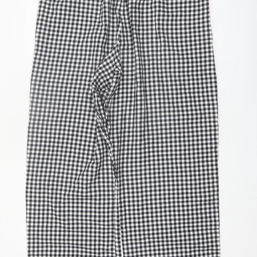 Marks and Spencer Women Black Check Cotton Pyjama Pants L
