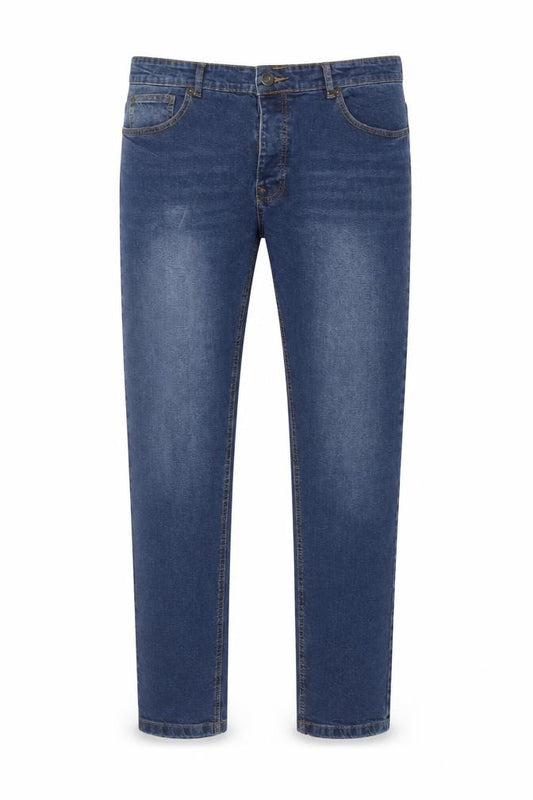 Bench Men’s Blue Denim Jeans Size 34W 32L Regular Fit Straight Stretch