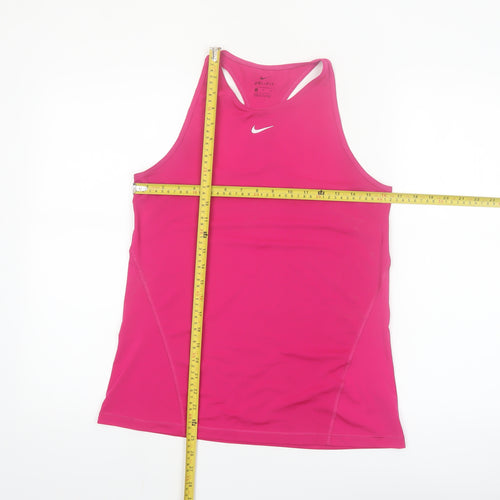 Nike Women’s Pink Dri-FIT Racerback Tank Top Medium