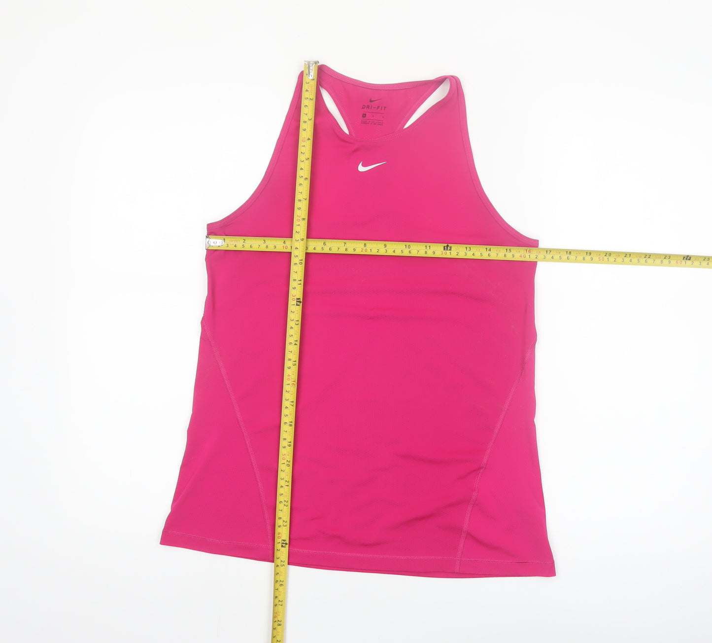 Nike Women’s Pink Dri-FIT Racerback Tank Top Medium