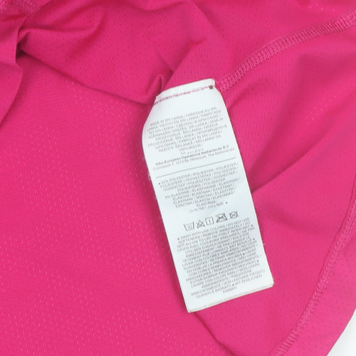 Nike Women’s Pink Dri-FIT Racerback Tank Top Medium