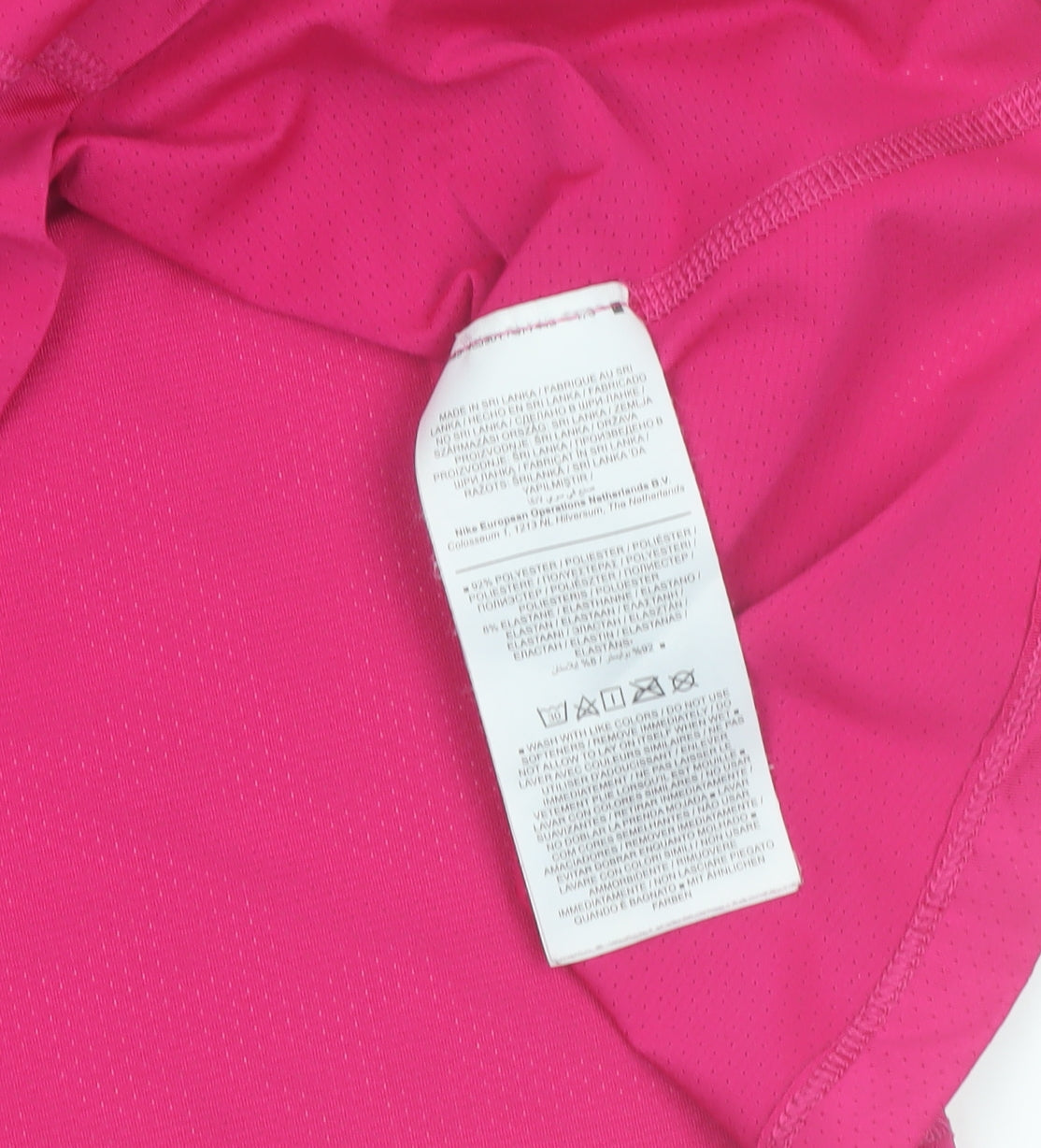 Nike Women’s Pink Dri-FIT Racerback Tank Top Medium