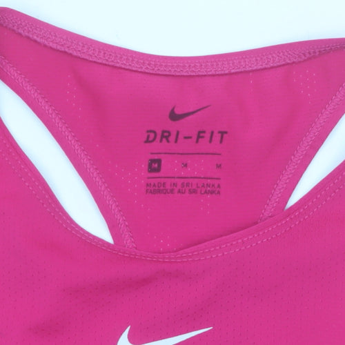 Nike Women’s Pink Dri-FIT Racerback Tank Top Medium