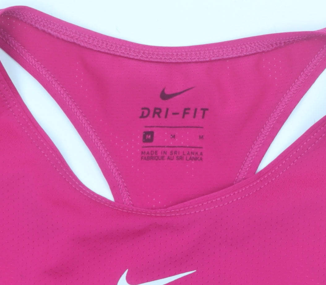 Nike Women’s Pink Dri-FIT Racerback Tank Top Medium