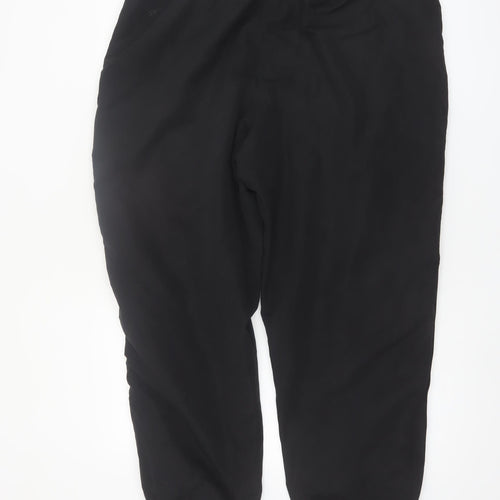 Slazenger Men Black XL Jogger Sweatpants Polyester Elastic Waist